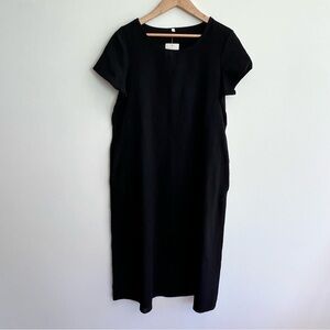 NWT E- RetroMaxi Dress Black Women's Size Small‎